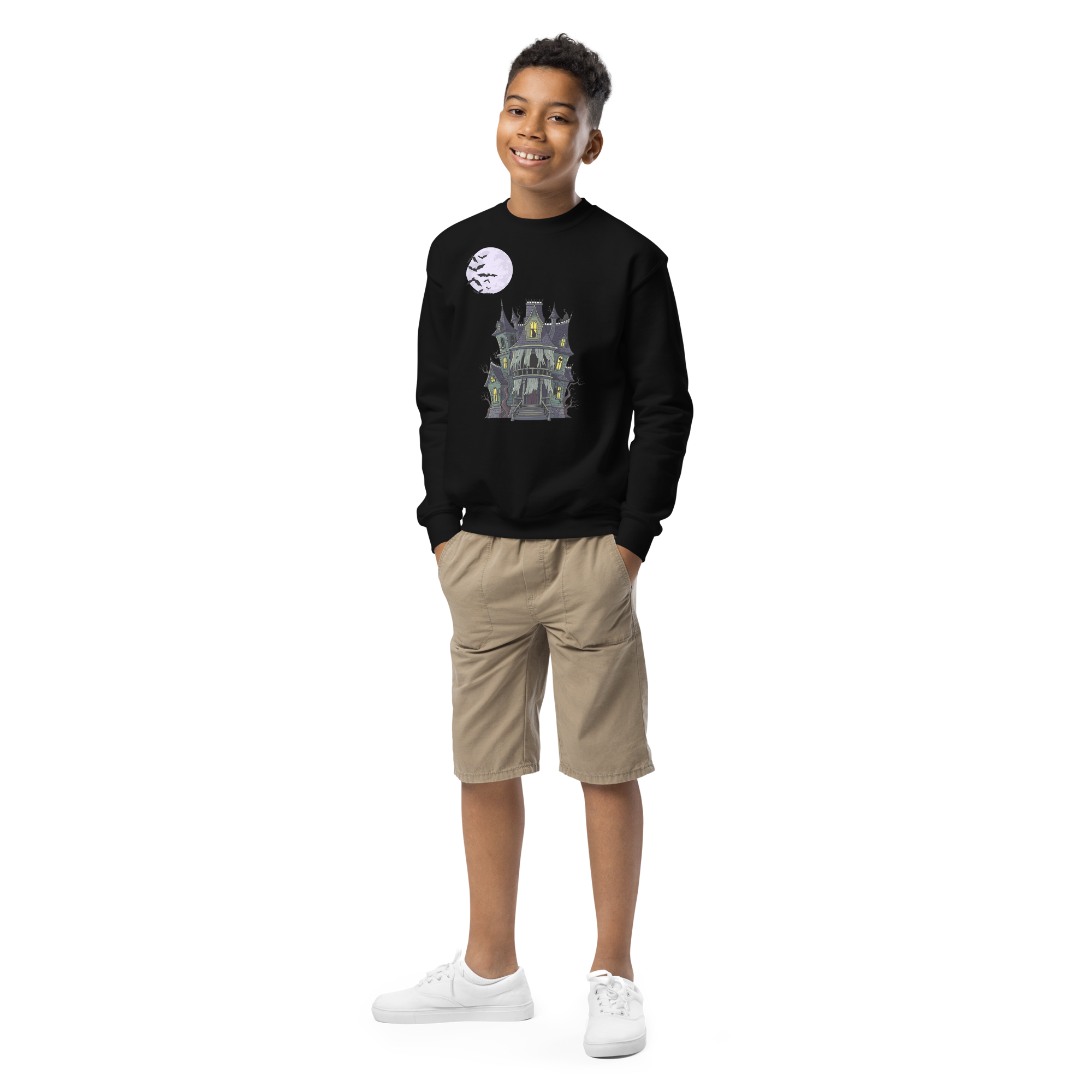 MYOW WORLD Halloween collection Youth crewneck sweatshirt